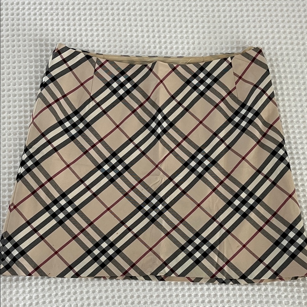 Early 2000s Y2K Burberry Classic Check Skirt